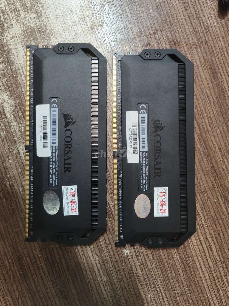 RAM Corsair Dominator 32GB DDR4. Mua bán Linh kiện (RAM, Card...) tại Quận 3 Tp Hồ Chí Minh được đăng bởi Tran Phat hình 1