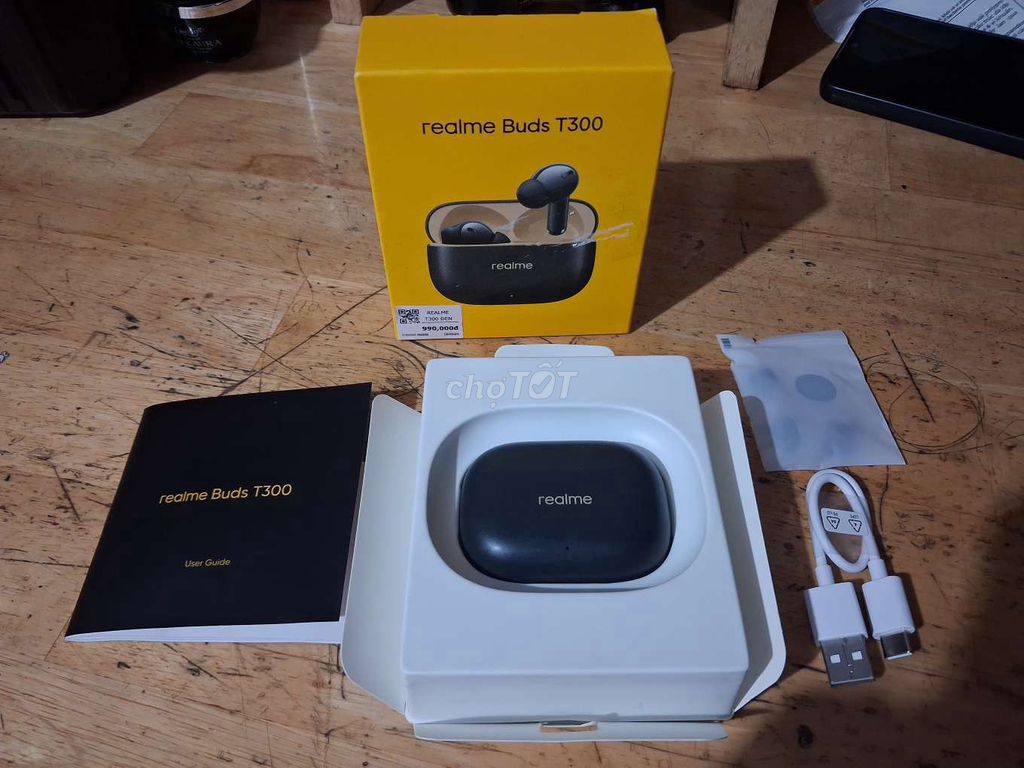 Tai nghe Bluetooth realme Buds T300 Đen. Mua bán Tivi, Âm thanh tại Quận Bình Tân Tp Hồ Chí Minh được đăng bởi hoa Lâm  hình 1