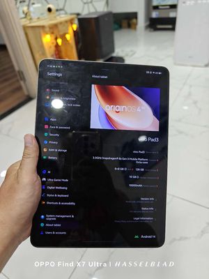 Vivo Pad 3 cấu hình khủng Snap 8S Gen 3 Màn 12.1in. Mua bán Máy tính bảng tại Thành phố Dĩ An Bình Dương được đăng bởi Lê Quang