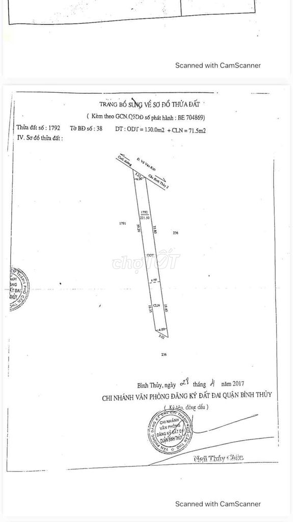 BÁN GẤP ĐẤT MẶT TIỀN VÕ VĂN KIỆT