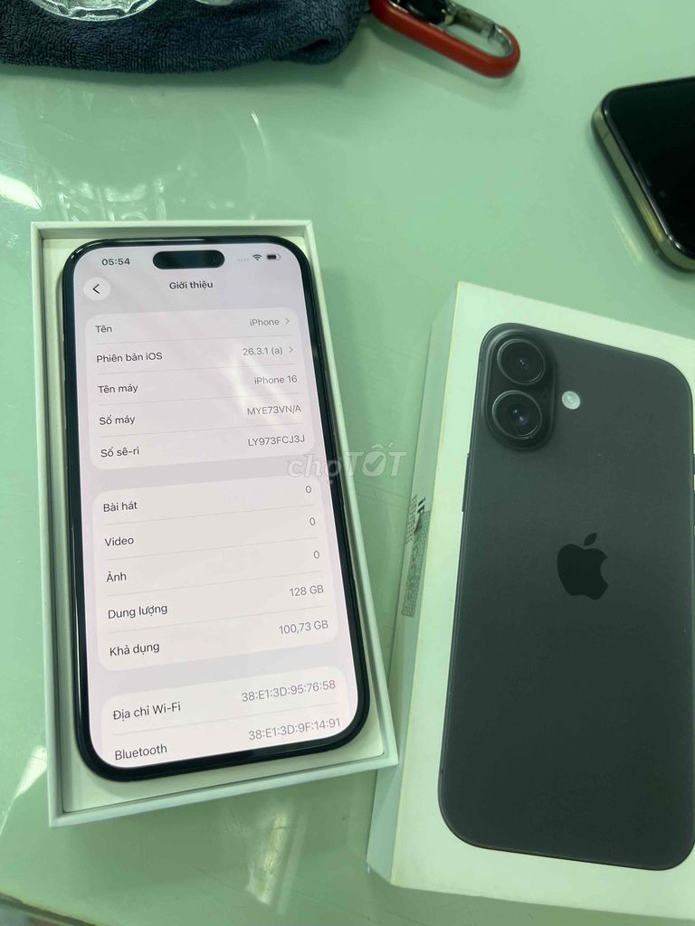 iPhone 16 128GB Đen. Mua bán Điện thoại tại Quận 7 Tp Hồ Chí Minh được đăng bởi Khánh hình 1