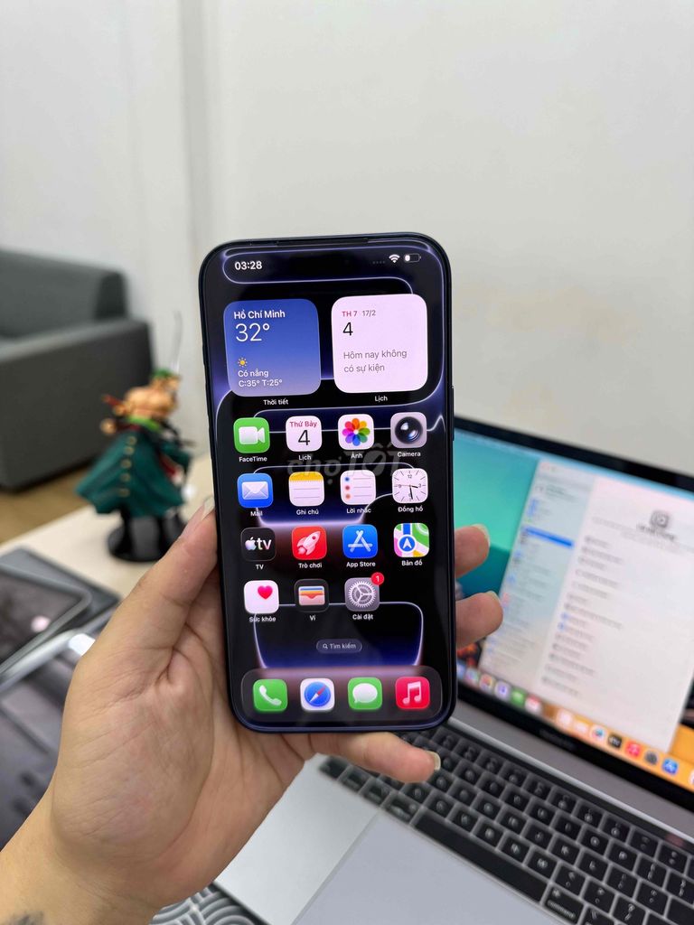 iPhone 17 Pro Max 512GB Như mới Pin 100% Sạc 40L. Mua bán Điện thoại tại Quận Đống Đa Hà Nội được đăng bởi Trung Kiên Trả Góp Bao Nợ Xấu hình 1