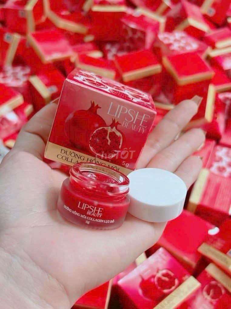 Son dưỡng môi LIPSHE BEAUTY 5g Collagen Lựu Đỏ Nữ. Mua bán Phụ kiện thời trang khác tại Huyện Kiến Thuỵ Hải Phòng được đăng bởi Nguyễn thị lương  hình 1