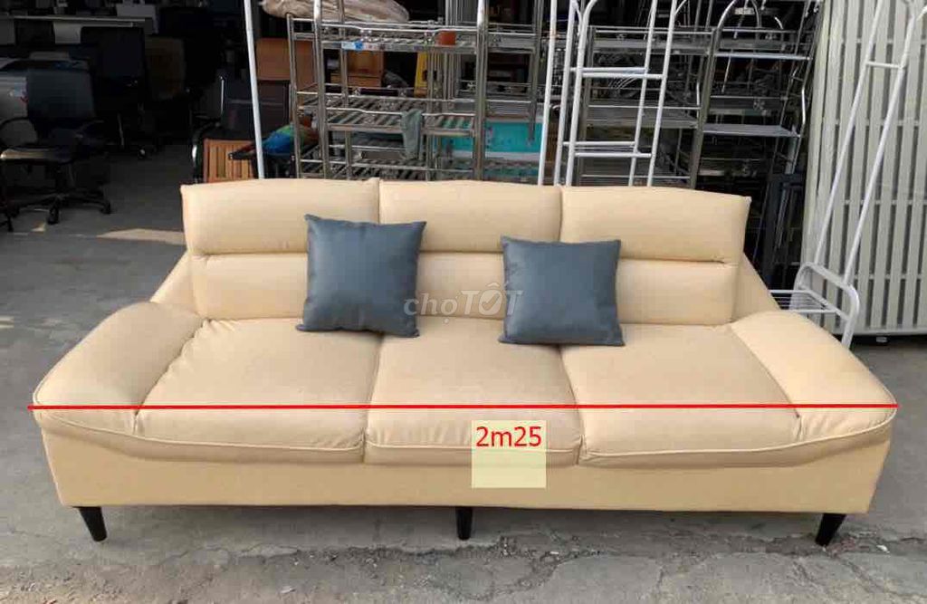 thanh lý sofa da simili