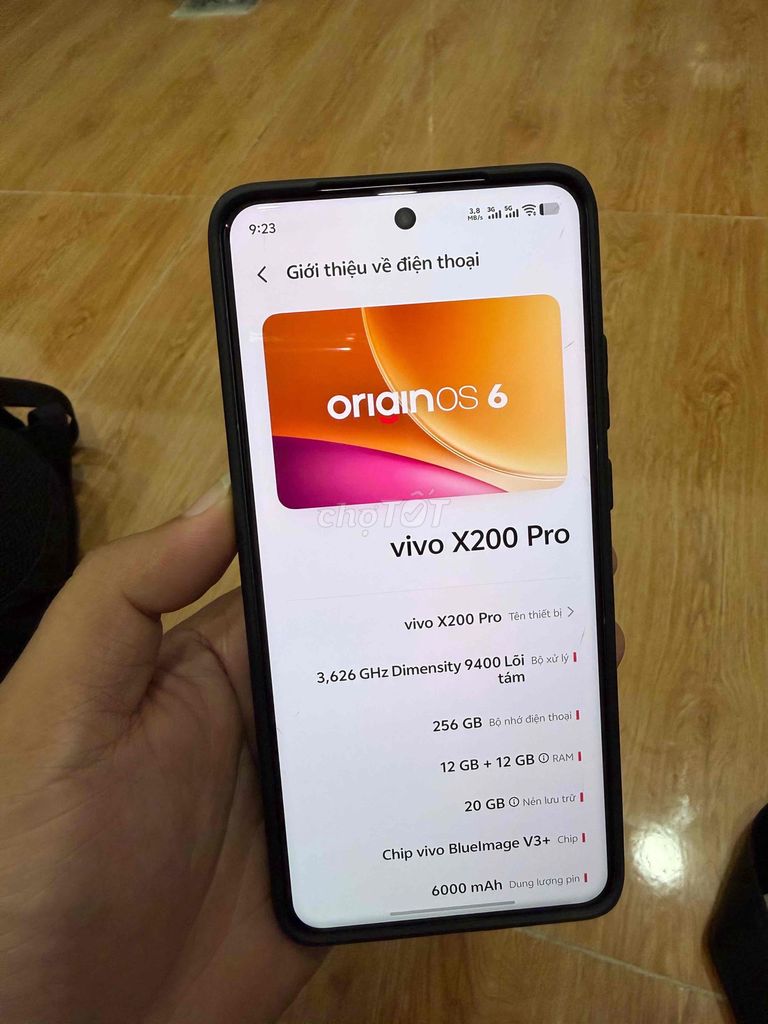 Vivo X200 Pro 256GB Bạc Dimensity 9400 , pin 93. Mua bán Điện thoại tại Quận 12 Tp Hồ Chí Minh được đăng bởi Trần Văn Kiên hình 1