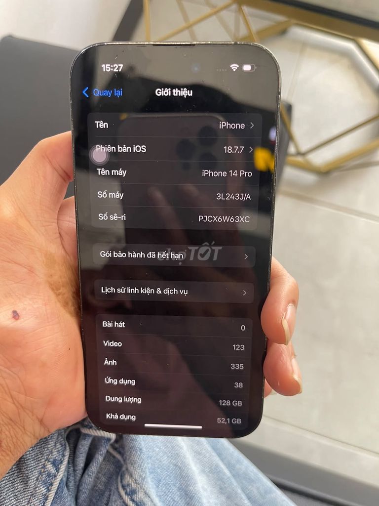 Apple iPhone 14 Pro 128GB Đen. Mua bán Điện thoại tại Quận Bình Thạnh Tp Hồ Chí Minh được đăng bởi Hội Đồ Điện Tử hình 1