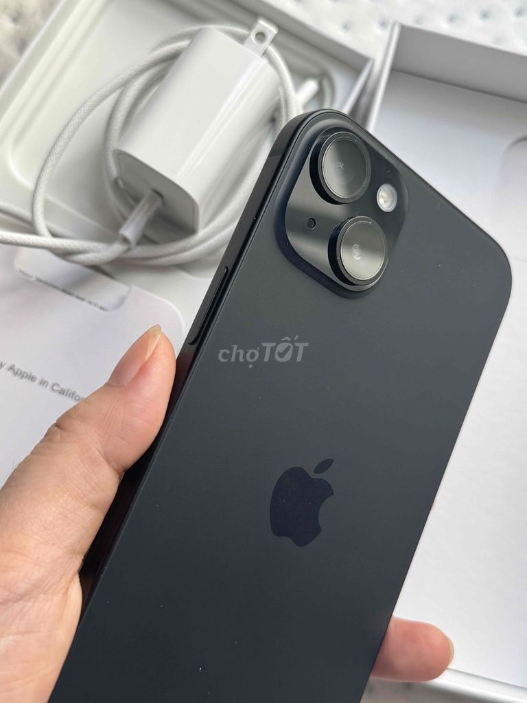 iphone 15 Plus 128gb đen fullbox còn bh TGDĐ 7thág