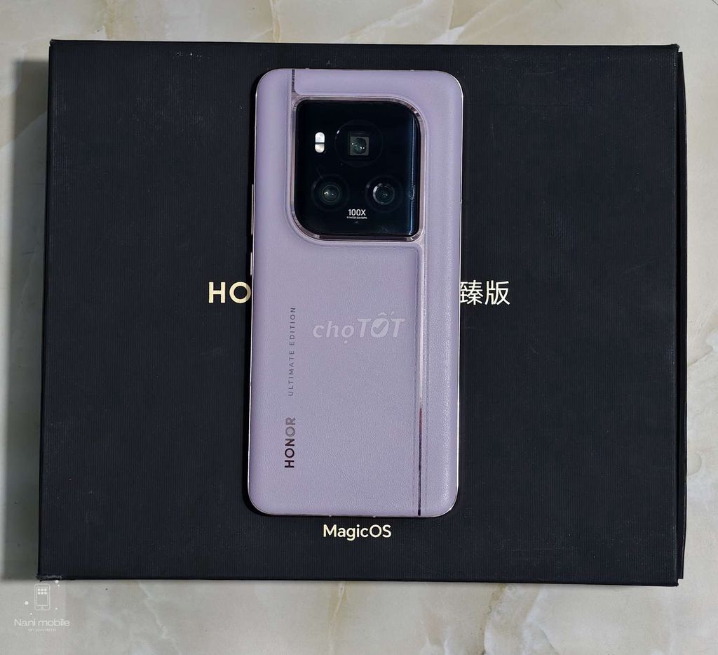 Honor Magic 6 Ultimate 16/512GB Tím fulbox pin 97%. Mua bán Điện thoại tại Thành phố Thủ Đức Tp Hồ Chí Minh được đăng bởi NANI MOBILE hình 1