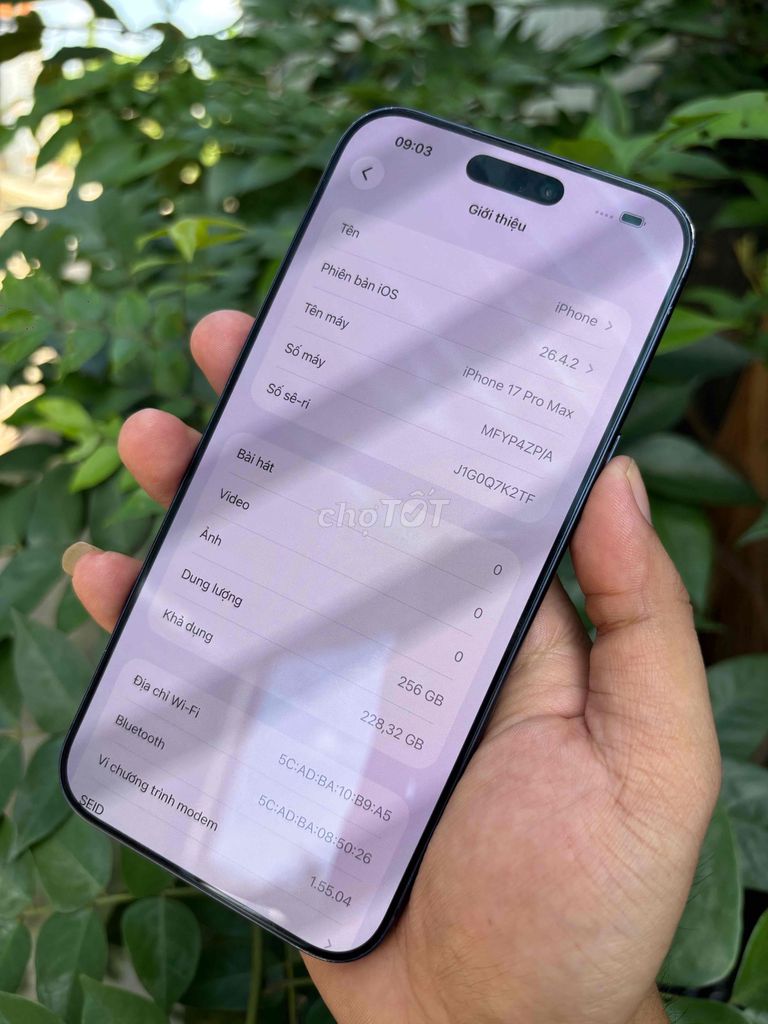 Apple iPhone 17 Pro Max 256GB Xanh Việt Nam 97%. Mua bán Điện thoại tại Huyện Bình Chánh Tp Hồ Chí Minh được đăng bởi Lâm mobiphone hình 1