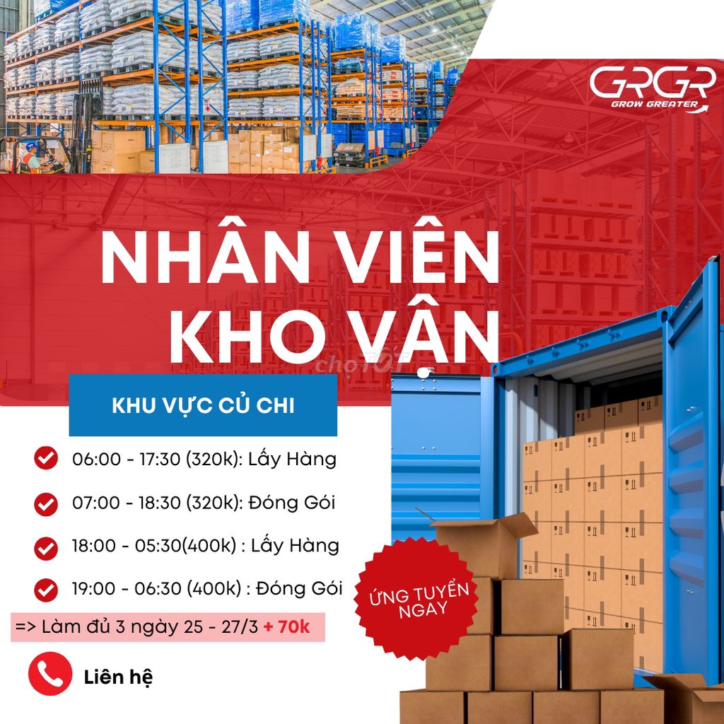 ĐÓNG GÓI KHO LƯƠNG SAU SỰ KIỆN