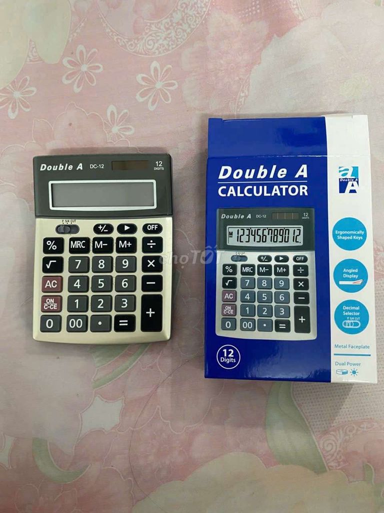 Máy tính cầm tay Double A DC-12. Mua bán Đồ dùng văn phòng tại Huyện Bình Chánh Tp Hồ Chí Minh được đăng bởi Ngọc Nguyen hình 1