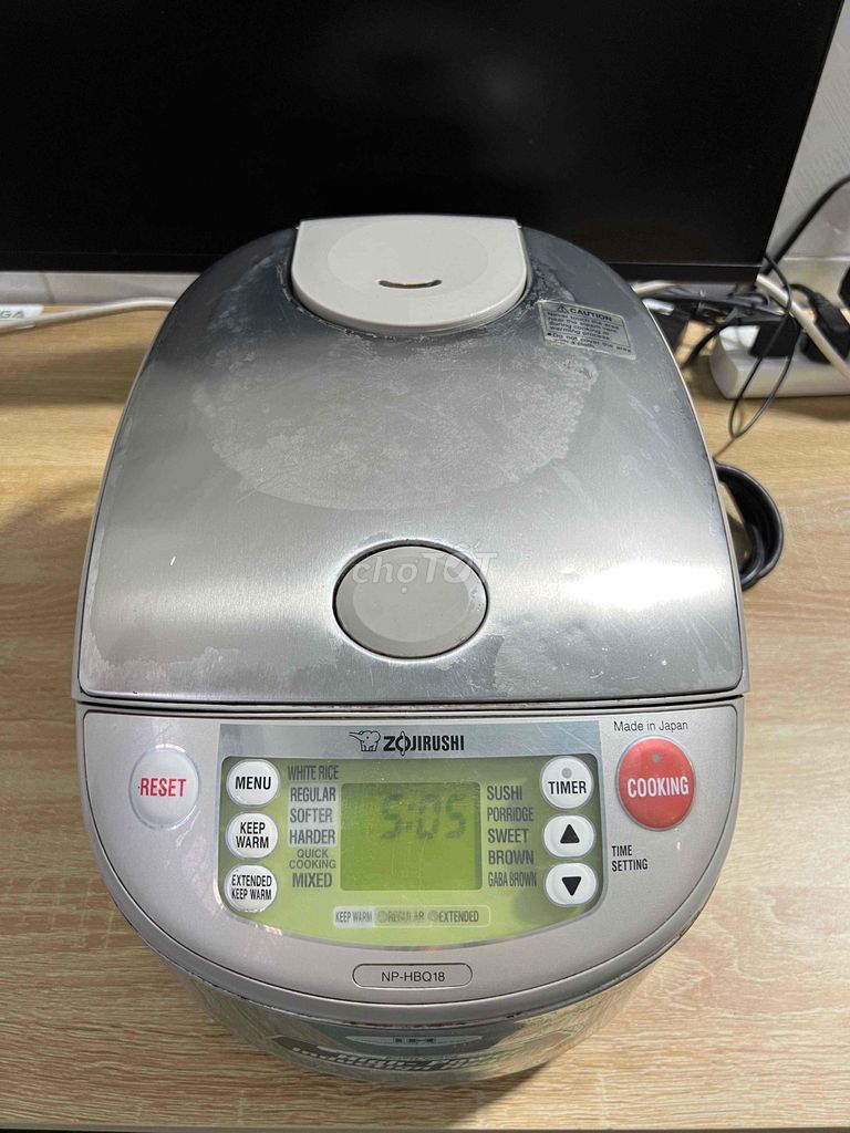 Nồi cơm điện Zojirushi NP-HBQ18, 1.8 lít 220V. Mua bán Bếp, lò, đồ điện nhà bếp tại Huyện Bình Chánh Tp Hồ Chí Minh được đăng bởi Điện Tử Linh Huỳnh hình 1