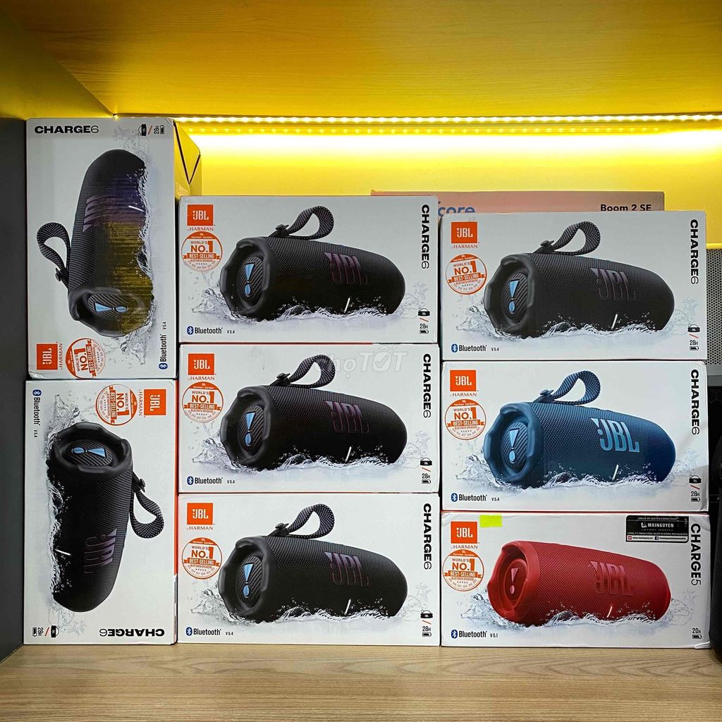 Loa Bluetooth JBL Charge 6 New. Mua bán Tivi, Âm thanh tại Quận Hải Châu Đà Nẵng được đăng bởi AMZ Tech hình 1
