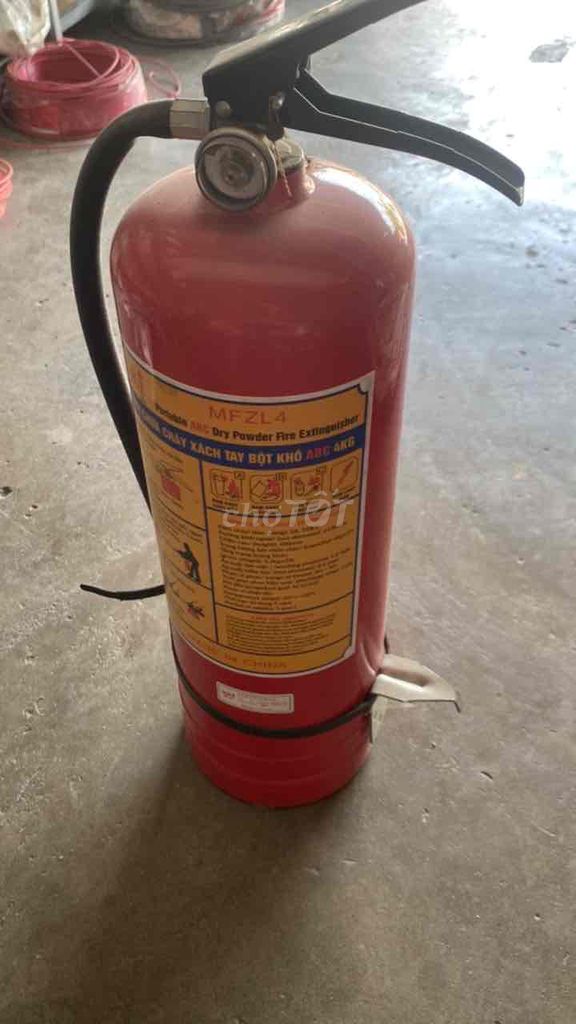 Bình chữa cháy MFZL4 4kg. Mua bán Đồ chuyên dụng, Giống nuôi trồng tại Huyện Cần Đước Long An được đăng bởi Lê Văn Minh Pha hình 1