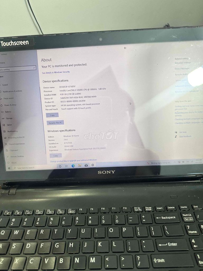 Thanh lý laptop Sony i7 th4 4500u ram 4g hdd 500gb. Mua bán Laptop tại Quận 12 Tp Hồ Chí Minh được đăng bởi Hoàng hình 1