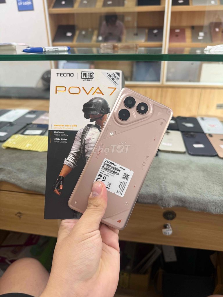 Tecno Pova 7 Vàng Hồng 256GB - Còn Bảo Hành. Mua bán Điện thoại tại Quận Đống Đa Hà Nội được đăng bởi Hoàng quân store hình 1