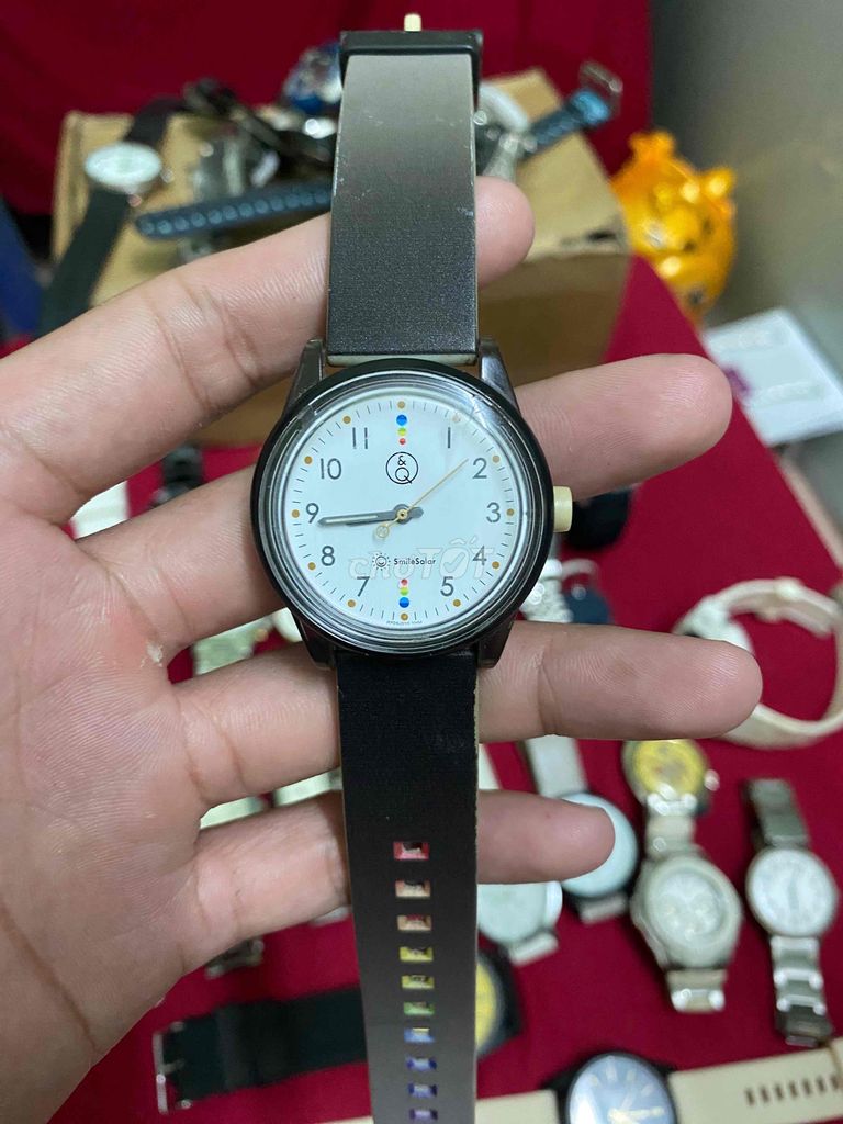 Đồng hồ đeo tay Smile Solar size 36-38mm. Mua bán Đồng hồ tại Huyện Thủ Thừa Long An được đăng bởi MINH PHAT hình 1