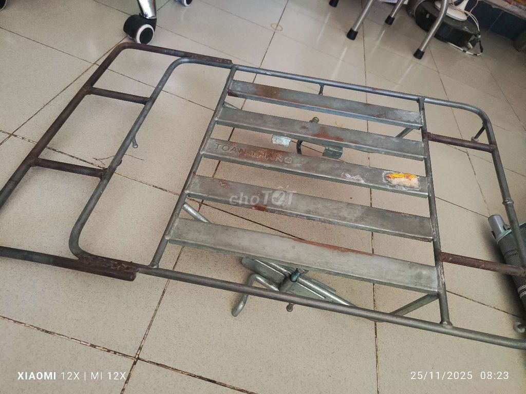 Baga chở hàng Wave nhỏ, Wave ZX Kim loại Xám. Mua bán Phụ tùng xe tại Thành phố Biên Hòa Đồng Nai được đăng bởi công viên tam hiệp Biên Hòa ĐN hình 1