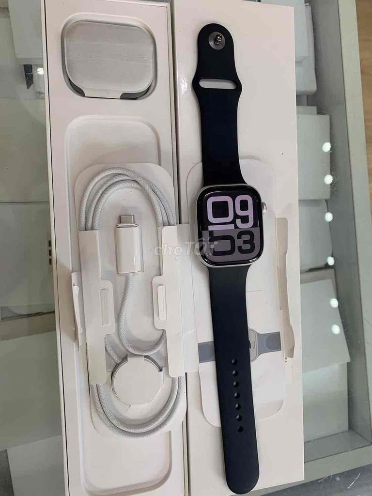 Bán đh apple watch sr10:46 Bạc lte Esim mới 100%