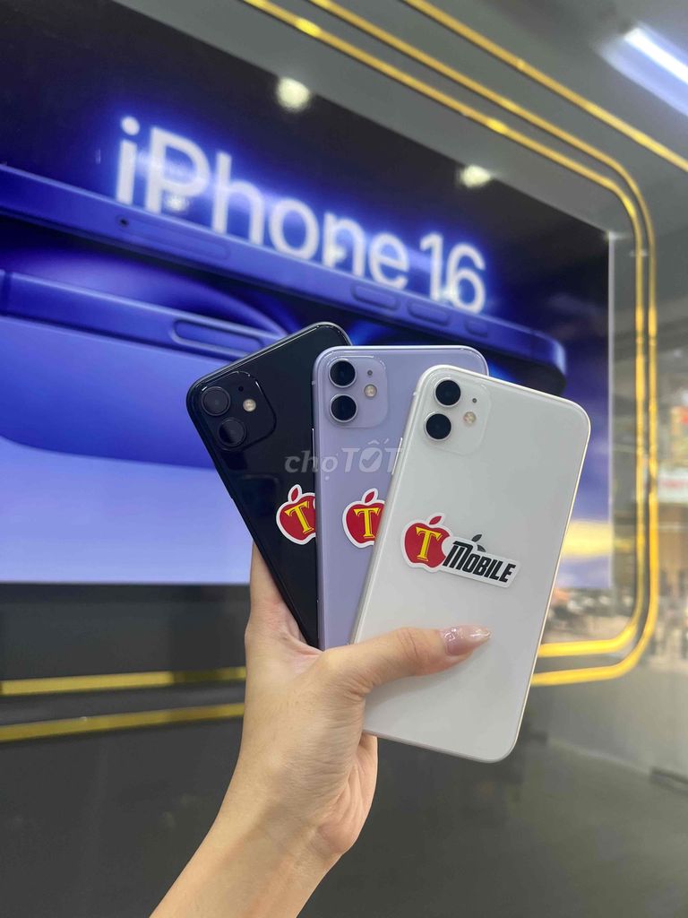 Apple iPhone 11 Đen, Tím, Trắng. Mua bán Điện thoại tại Thành phố Qui Nhơn Bình Định được đăng bởi TMOBILE QUY NHƠN TRẢ GÓP BAO ĐẬU SINH VIÊN hình 1