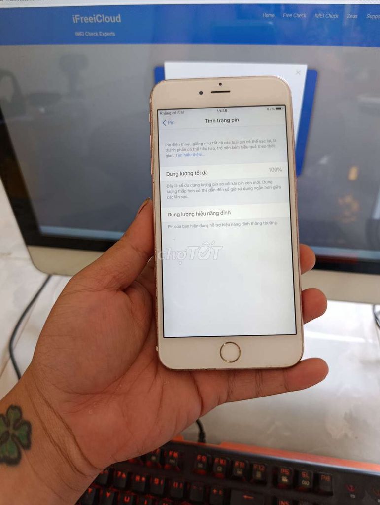cần bán iphone 6s plus 16gb full vân. Mua bán Điện thoại tại Thành phố Pleiku Gia Lai được đăng bởi Anh Tuấn  hình 1