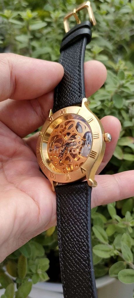 🇯🇵 Đồng hồ JAPAN skeleton cơ cót .Size 38 mm