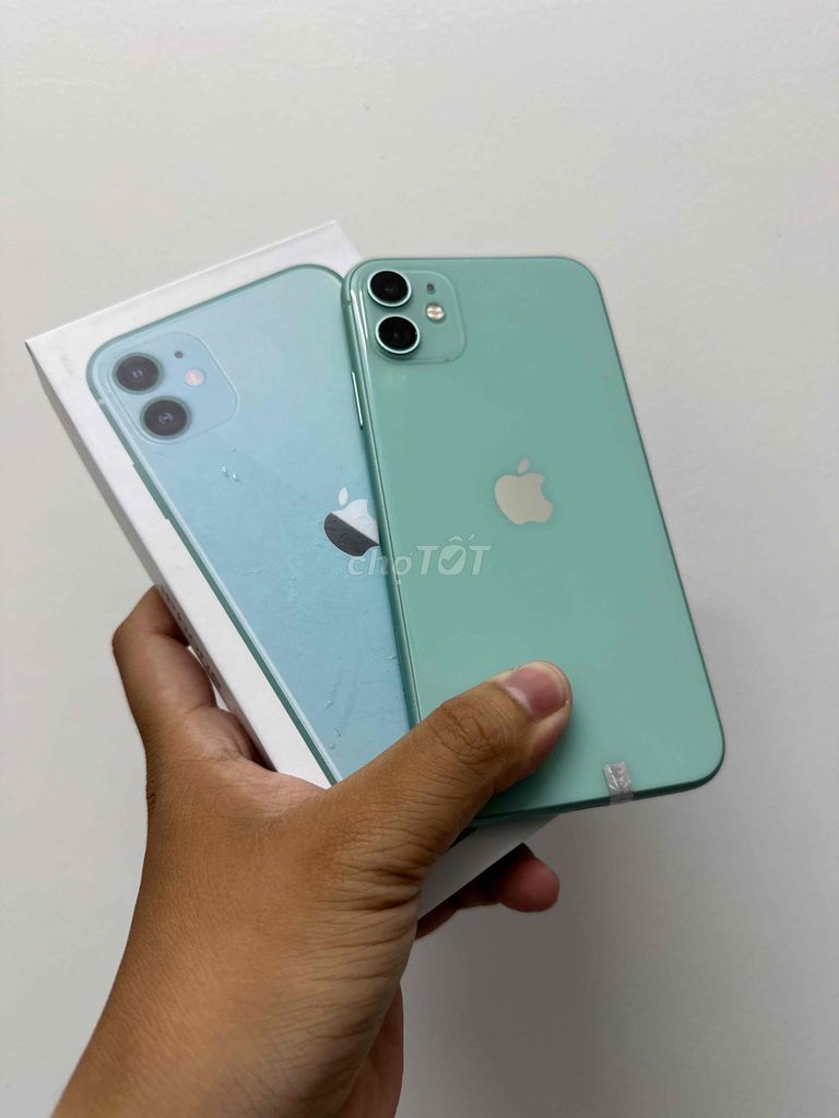 IPhone 11 64Gb xanh zin đẹp 98% pin pisen full cn