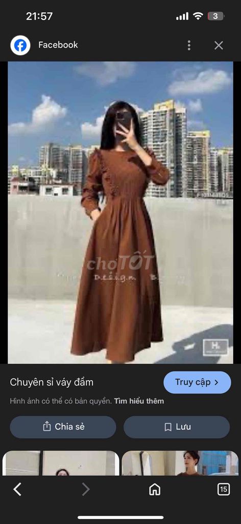 Váy đầm Nữ Vải mềm mại. Mua bán Quần áo tại Huyện Tân Hưng Long An được đăng bởi Lam hình 1