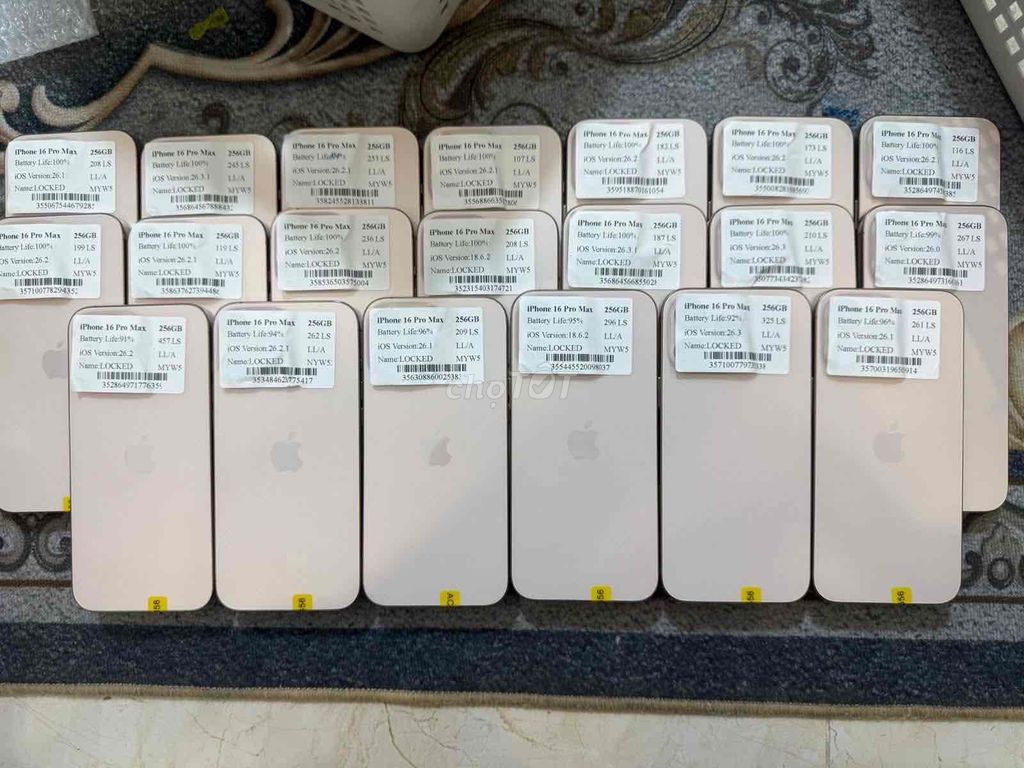 iPhone 16 Pro Max 256GB Desert lock CNC likenew. Mua bán Điện thoại tại Quận Tân Bình Tp Hồ Chí Minh được đăng bởi NTA Store Chuyên Iphone Chính hãng bao nợ xấu hình 1