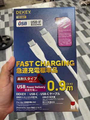 Bán Dây Cáp Sạc Dekey mới 100%. Mua bán Phụ kiện (Màn hình, Chuột...) tại Huyện Trần Văn Thời Cà Mau được đăng bởi long định