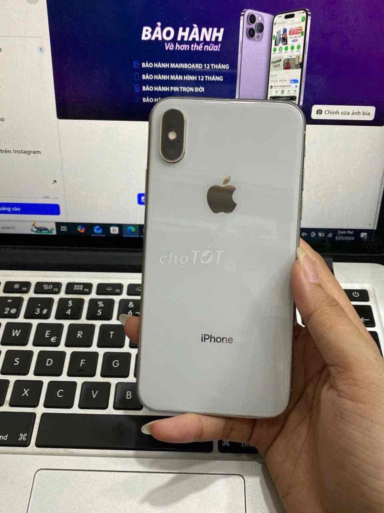 Iphone X 64G Bạc J/A  - Pin 100% new. Mua bán Điện thoại tại Quận 3 Tp Hồ Chí Minh được đăng bởi Tuấn Nguyễn hình 1