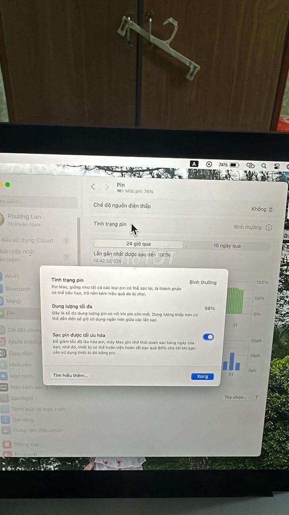 Apple MacBook Air M1 13.3 inch 8GB/256GB Xám. Mua bán Laptop tại Thành phố Thái Bình Thái Bình được đăng bởi Nguyễn Thanh Tùng hình 1