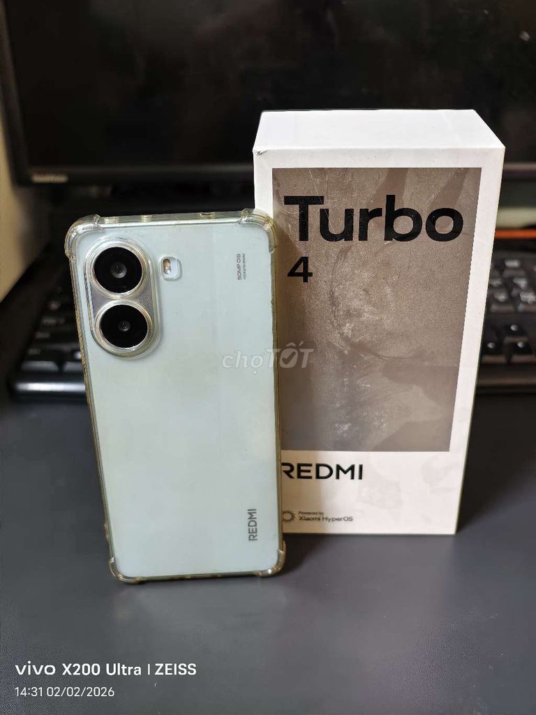 Xiaomi Redmi Turbo 4 16GB/256GB Xanh mint 98%. Mua bán Điện thoại tại Thành phố Biên Hòa Đồng Nai được đăng bởi tên gì ko quan trọng hình 1