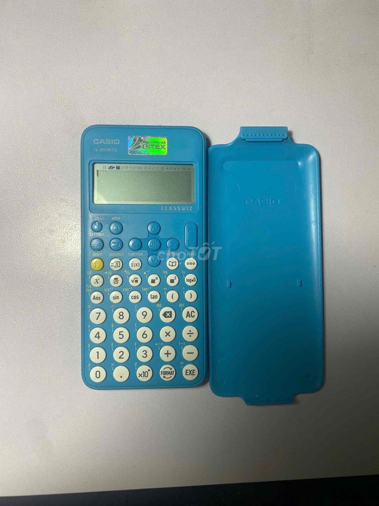 máy tính casio 880 xanh