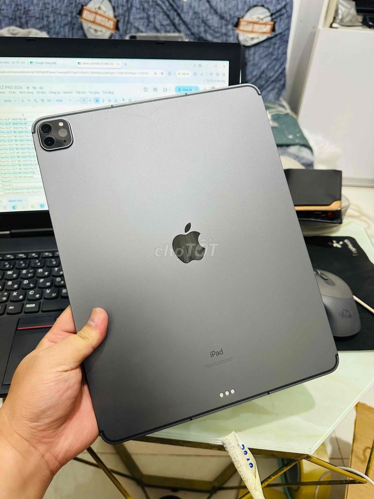 Apple iPad Pro 12.9 M1 128GB 5G+WIFI Xám. Mua bán Máy tính bảng tại Quận Gò Vấp Tp Hồ Chí Minh được đăng bởi TienLe iPad Giá Rẻ hình 1