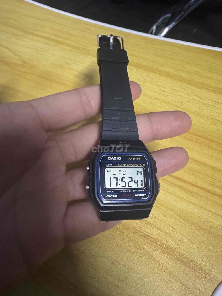Casio F-91W Đen Nhựa Unisex. Mua bán Đồng hồ tại Thành phố Thủ Đức Tp Hồ Chí Minh được đăng bởi Tấn Phát  hình 1