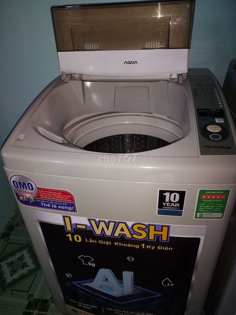 Máy giặt Aqua cửa trên 8kg Trắng. Mua bán Máy giặt tại Huyện Hòa Thành Tây Ninh được đăng bởi Hàng Tuyển vip hình 1