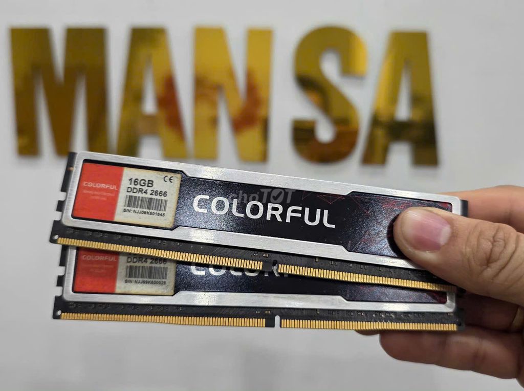 RAM Colorful DDR4 16GB 2666MHz. Mua bán Linh kiện (RAM, Card...) tại Quận Tân Bình Tp Hồ Chí Minh được đăng bởi ManSa Monitor and More hình 1