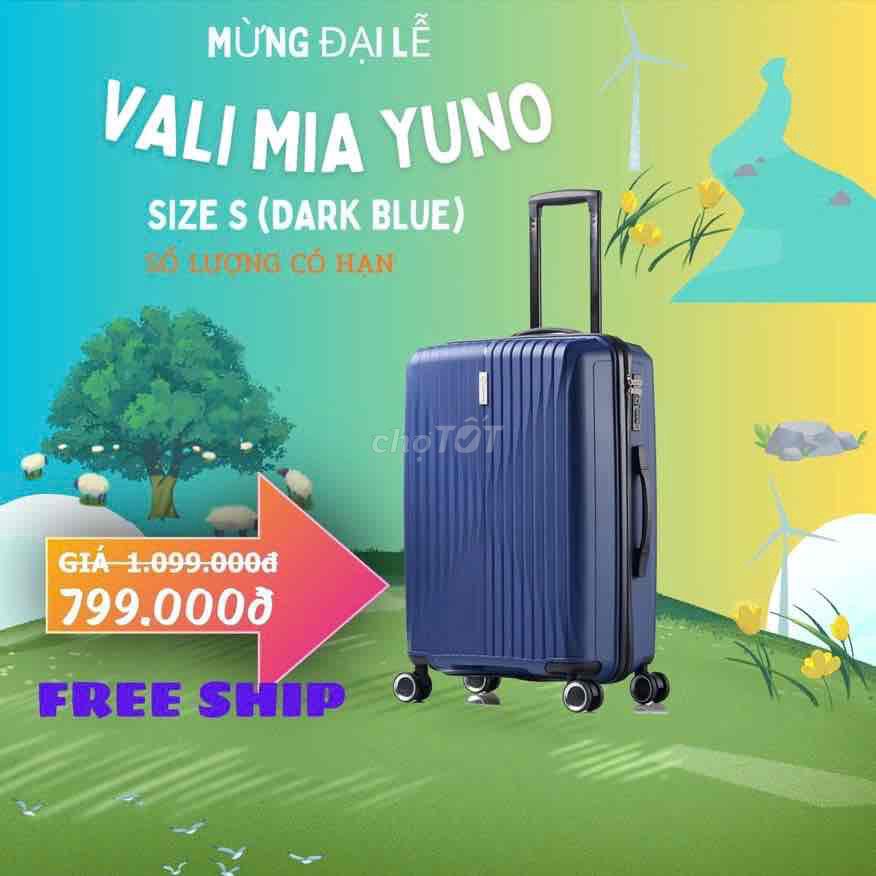 Vali MIA YUNO size S Xanh đậm. Mua bán Túi xách tại Thành phố Vinh Nghệ An được đăng bởi mr chovinh hình 1