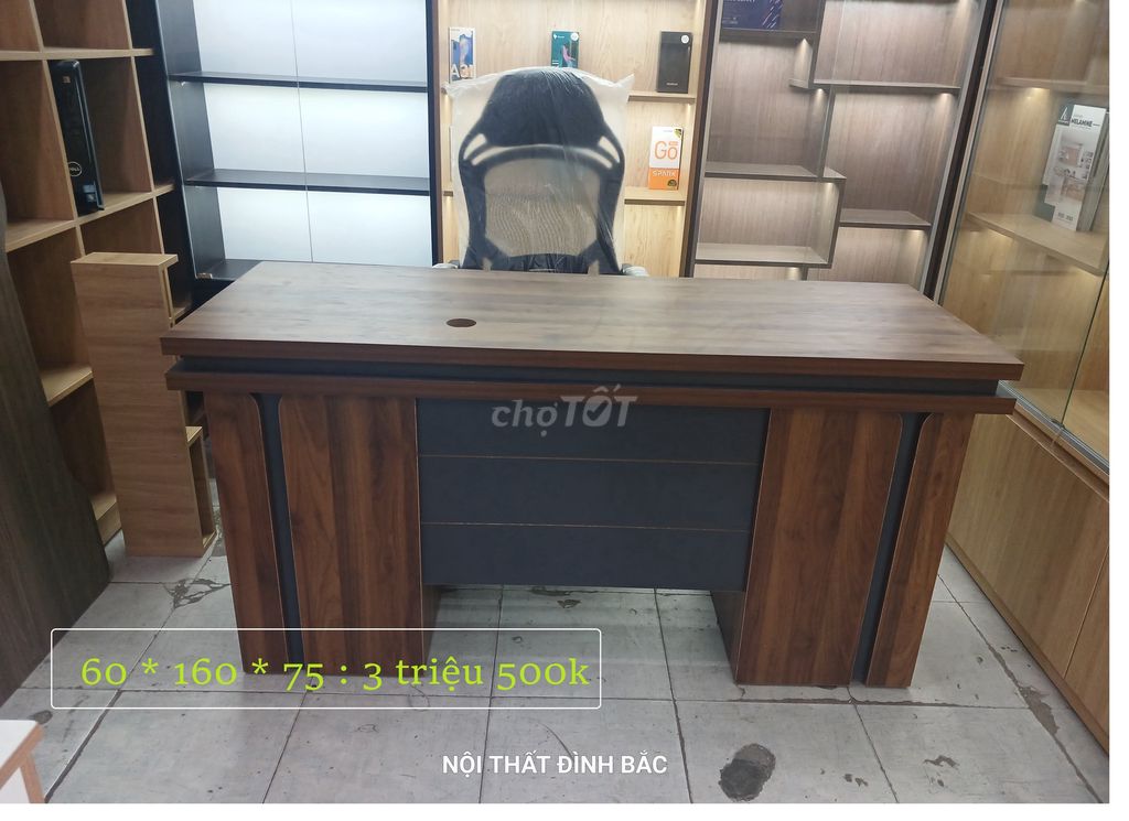 BÀN GIÁM ĐỐC 60 X 160