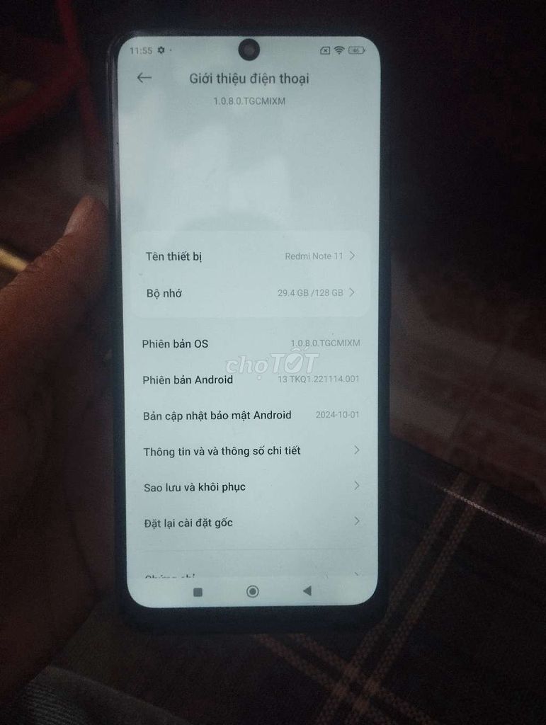 Redmi note 11. Mua bán Điện thoại tại Quận Bình Thuỷ Cần Thơ được đăng bởi Nguyễn Dung hình 2