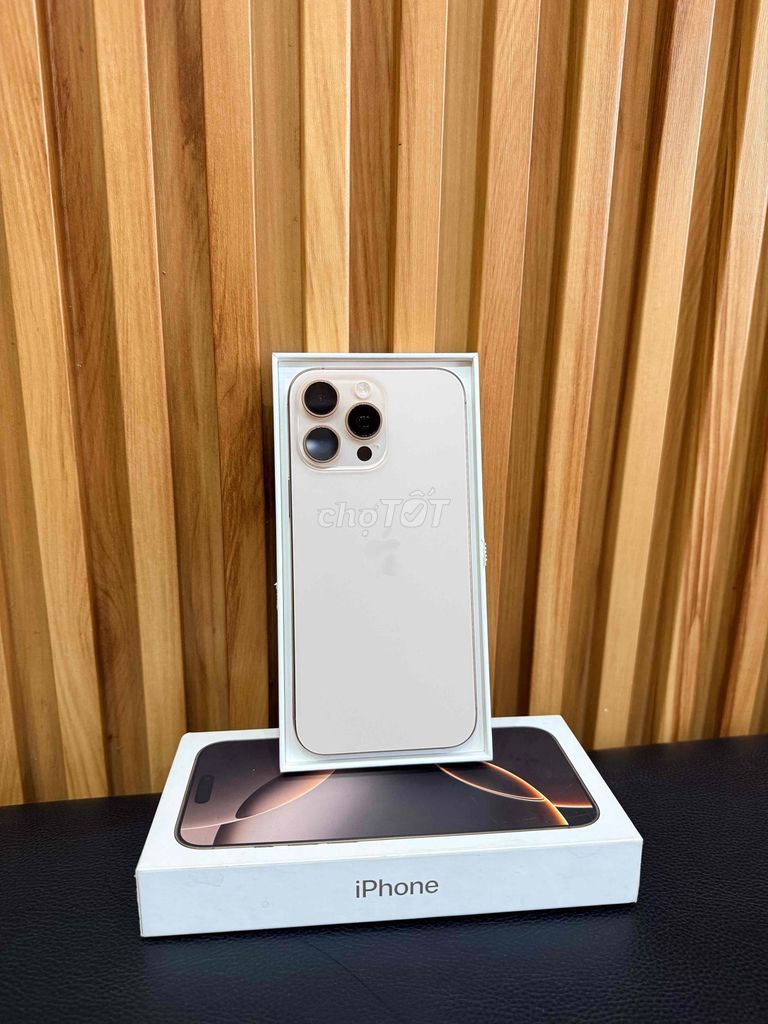 Apple iPhone 16 Pro Max 256GB Vàng Đã sử dụng. Mua bán Điện thoại tại Quận 8 Tp Hồ Chí Minh được đăng bởi Lê Đặng Minh Khang hình 1