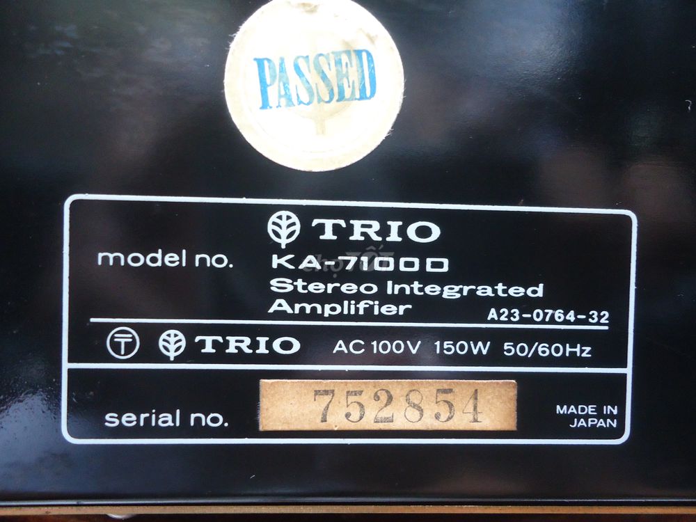 0762027829 - Ampli TRIO KA-7100D, 150w, hàng bãi mới98% zin100%