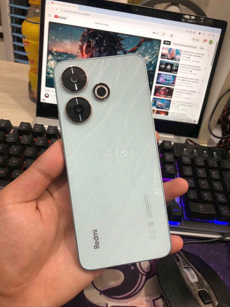 Xiaomi Redmi 13 128GB Xanh nhạt. Mua bán Điện thoại tại Thành phố Vĩnh Long Vĩnh Long được đăng bởi Tên chưa cung cấp hình 1