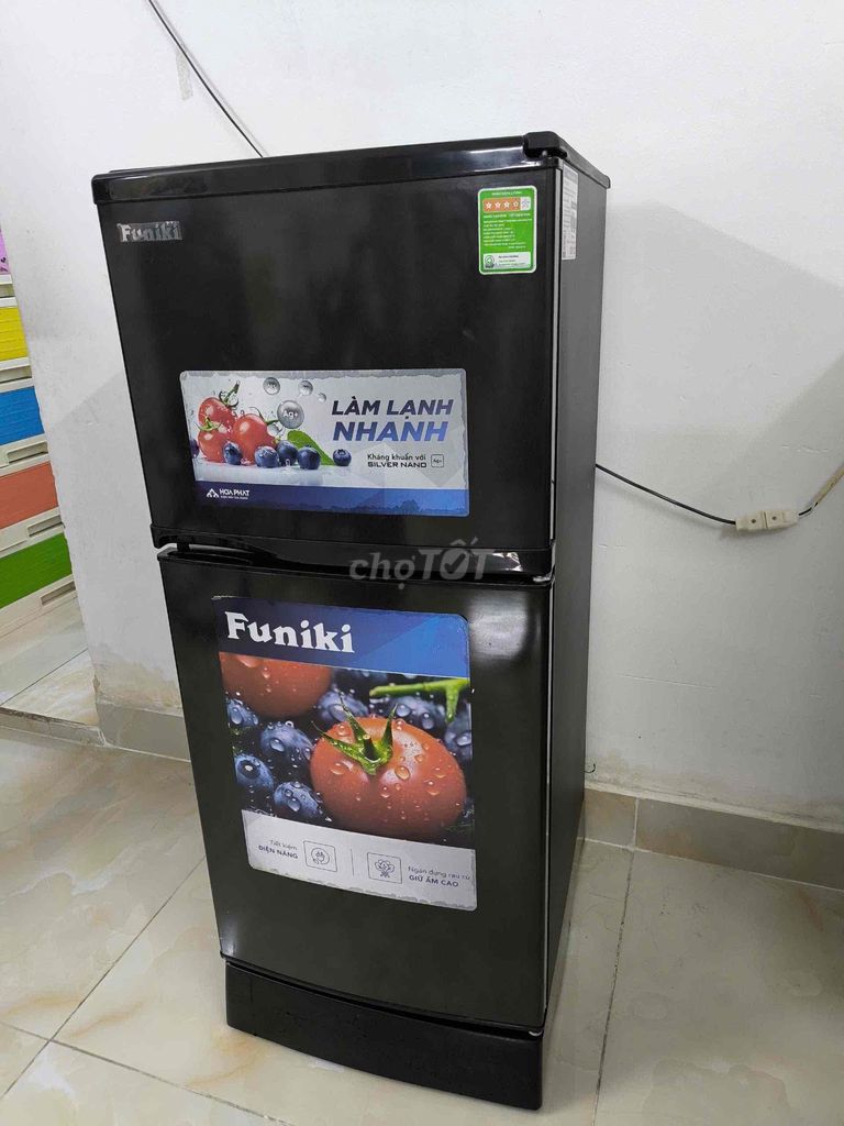Tủ lạnh Funiki 130L Đen. Mua bán Tủ lạnh tại Quận Tân Phú Tp Hồ Chí Minh được đăng bởi  ĐIỆN MÁY HOÀNG HUY hình 1