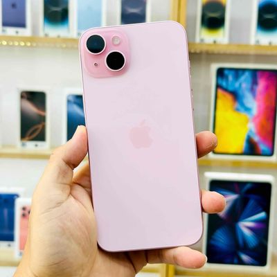 🍎15 PLUS HỒNG 256GB QTẾ MỸ ĐẸP99% NGUYÊN XIN P85%