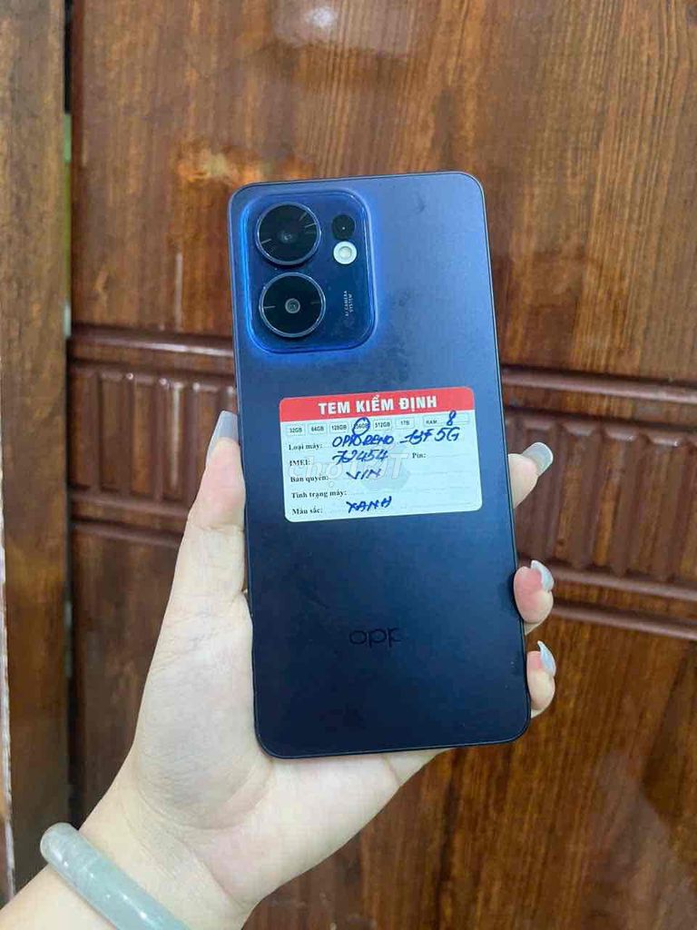 Oppo Reno 13F 5G 8GB 256GB Xanh. Mua bán Điện thoại tại Thành phố Thủ Đức Tp Hồ Chí Minh được đăng bởi Giặt Sấy Trần Hoa hình 1