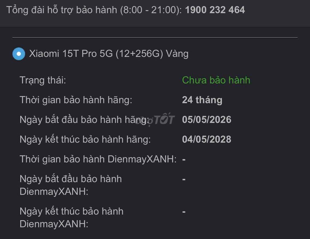 Xiaomi 15T Pro 5G 256GB Vàng. Mua bán Điện thoại tại Thị xã Bến Cát Bình Dương được đăng bởi Cao Xuân Minh hình 1