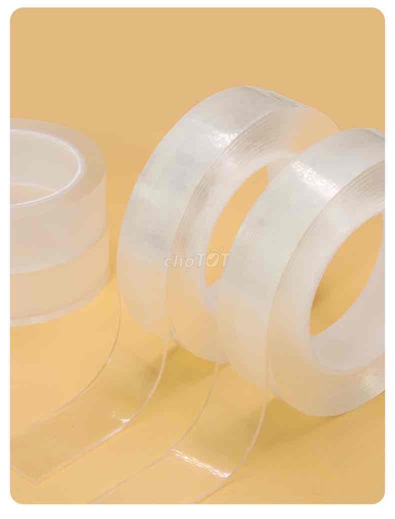 Băng keo Nano Trong suốt Siêu dính. Mua bán Nội thất, đồ gia dụng khác tại Thành phố Phan Rang-Tháp Chàm Ninh Thuận được đăng bởi Huynhthe hình 1