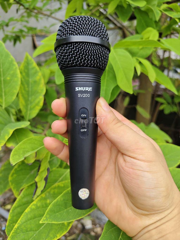 Micro karaoke Shure SV200 Đen. Mua bán Tivi, Âm thanh tại Huyện Phú Xuyên Hà Nội được đăng bởi NTL hình 1